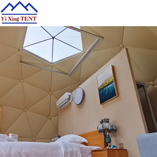 Carpa exterior de tela de PVC yurta mongol de lujo/carpa