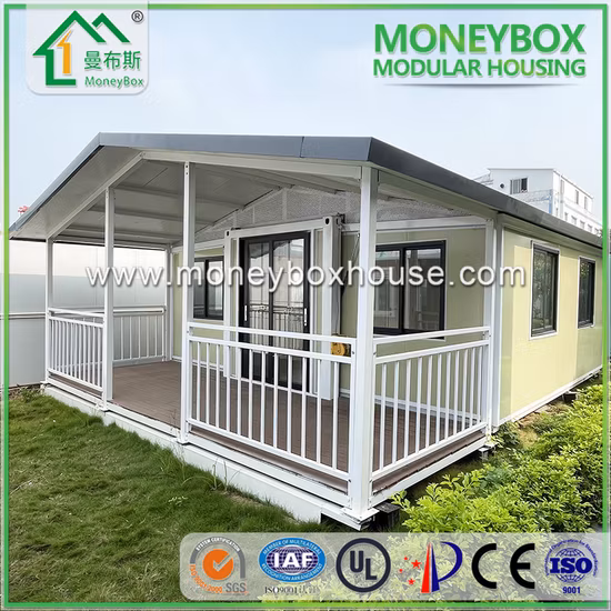 20FT Nuevo Lujo Moderno Prefabricado Plegable Modular Vida móvil Portátil Móvil Llave en mano Pequeño prefabricado Envío Contenedor expandible Hogar